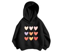 2025 Sweat Capuche pour Filles Poncho Plaid Oversize en Polaire Rayures Col Rond Enfants Pull Printemps et Automne Décontracté Sweater Enfant Ado Taille Unique 7-14 Ans