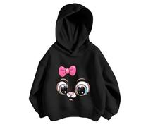 2025 Sweat Capuche pour Filles,Sweat Graphique Enfants Enfant Mignon Imprimé Cartoon Fashion Trendy Vêtement Pullover Sweatshirt Meilleurs Amis Pull Vêtements Mode Fille et Ado 7-14 Ans