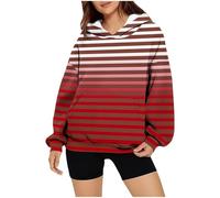 2025 Sweats à Capuche Femme Oversize Décontracté Pulls, Gilets et Sweats Femme Leger Chaud Chic Élégant Streetwear Grande Taille avec Poches Sweat de Sport Fille Veste Hoodie Sweatshirt Pas Cher