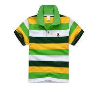 2025 T-Shirt Enfant Polo Garcon uni Manches Longues Automne Printemps Chic t-Shirts imprimé 3D col Rond Courtes, Haut Simple Respirant Casual pour garçons et Filles