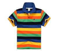 2025 T-Shirt Enfant Polo Garcon uni Manches Longues Automne Printemps Chic t-Shirts imprimé 3D col Rond Courtes, Haut Simple Respirant Casual pour garçons et Filles