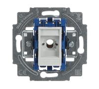 Busch-Jaeger Insert pour commutateur à carte, Bouton + interrupteur, Argent