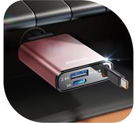 ¿2025 Ultra-Compact¿ 72W Rétractable Allume Cigare Usb C,¿3-In-1¿ 12V/24V Prise Allume Cigare, Charge Rapide Chargeur Voiture Accessoires, Car Charger Pour Iphone 16/15/Samsung S25/S24 - Rose