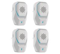 2025 Ultrason Souris et Rats - 4 Pack Repulsif Souris-2 Modes Puissant Répulsifs Souris à Ultrasons - Anti-insectes et Anti-nuisibles d'Intérieur Efficace pour Rongeurs/Moustique/Araignée/Cafard/Mouch