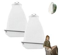 2025 Universal Iron Protective Cover Shield, Pad Guard for Protect Fabrics Clothes Sewing Machine Parts, Prevents Burn, Sticking, Easy Installation Sole Plate Accessory (2pcs,0.8mm)
