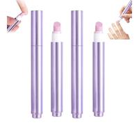 2025 Upgrade 3-in-1 Nail Care Pen, 3-in-1 Cuticle Oil Pen, Cuticle Pusher Nail Oil Pens with Ceramic Tip, Cuticles Oils Pens for Nails, for Hangnails, Dry & Damaged Nails (2 PCS)