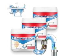 2025 Upgrade Drain Unblocker, Powerful Sink & Pipe Cleaner for Bathroom, Toilet & Kitchen, Fast Acting Drain Cleaning Dredge Agent for All Pipes (3)