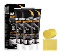 2025 Upgrade New Car Scratch Repair Wax - Complete Car Scratch Remover Kit with Polishing Paste, Wipe & Sponge - Suitable for Various Surfaces of Cars (3 Pcs)