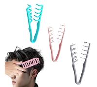 2025 Upgrade Texture Comb, Volumizing Wide-Tooth Hair Styling Comb, Foundation Capacity Apparatus Maximum Lift Roots Volume Tool, Bangs Seam Grooming Accessory for Women Men (3pcs)