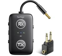 2025 Upgraded Airplane Bluetooth 5.4 Adapter with aptX Adaptive, ElecMoga Supports 2 AirPods or Headphones for Gym, TV, Car, Audio