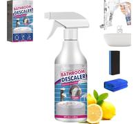 2025 Upgraded Bathroom Descaler Foam Cleaner Spray, Multipurpose Powerful Stubborn Stains Cleaner, Easy To Use 60ml (1)