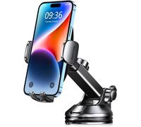 2025 Upgraded Car Phone Holder [Ultra Powerful Suction Cup] Car Holder Phone Dashboard, 360° Rotation & One-Hand Operation, Car Windshield Attachment (4-7 Inch Smartphone)