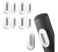 2025 Upgraded Magnetic Remote Control Bracket, Dual Magnet Self Adhesive Remote Control Bracket, No Drilling, Universal For Tv/Air Conditioner/Fan Remote Control (Pack Of 4, White)[H251]