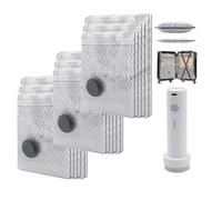 2025 Upgraded X7 Cordless Travel Vacuum Bag Set with Rechargeable air Pump, Vacuum Bags for Rechargeable Air Pump, Space Saver For Clothes And Clothing Travel (Pump+18Bags)
