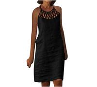 2025 Ventes Flash Robe Ete Femme Courte Fluide Grande Taille Pas Cher Mi-Longue Dress pour Fêter Elegante Boheme Max Robes de Soirée Confortable léger Décontractée Femmes Robe de Plage Vacances