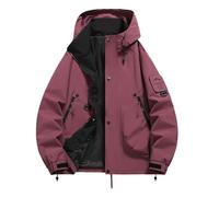 2025 Veste à capuche décontractée pour homme, vêtements de travail en plein air, coupe-vent, léger, confortable, durable, polyvalent, élégant, manteau automne-hiver pour un usage quotidien manteau