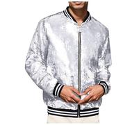 2025 Veste pour homme Carnaval Sequin rayé veste décontractée confortable lâche caractéristique commerce extérieur entreprise sport opérateur