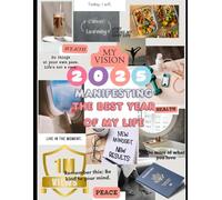 2025 Vision Board Clip Art Book: Manifesting the best year of my life