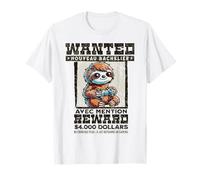 2025 WANTED Nouveau Bachelier Bac Mention Paresseux T-Shirt