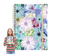2025 Weekly Planner, Floral Paper Calendar Book, 12-Month Time Management Organizer from January to December, 338g Schedule Notebook for Appointments, Goal Setting, Office, School, Home Use
