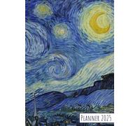 2025 Weekly Planner: Van Gogh | Letter Size - A4 (8.5"x11") | Vertical Layout with Columns | To-Do List | Compact Calendar | Agenda & Diary | Daily Organizer | January - December 2025
