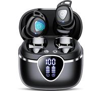 2025 Wireless Bluetooth Earphones, Bluetooth 5.4 Hi-Fi Stereo, 40H In-Ear Headphones Avce 4 Enc Noise Cancelling Mic And Led Screen, Ip7 Waterproof Earphone For Ios Android, Usb-C