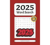 2025 Word Search: Puzzles about 2025, Popular Words and More | 6x9 inches, 110 pages | 50+ Puzzles ... Gift for Vacations and Holidays