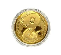 2025 Year of The Snake Coin, Pièce 2025 Année du serpent, pièces de collection avec sac de rangement, pièces de collection d'art en métal, pièce chanceuse serpent chinois pour amis
