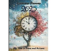 2025 Yearly Planner & Calendar - My Year in Plans and Actions