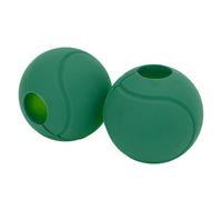 20251 Paire De Poignées D'haltères Antidérapantes Et Épaisses, Rondes Pour Haltères, Haltères, Haltérophilie, Exercices De Fitness, Vert