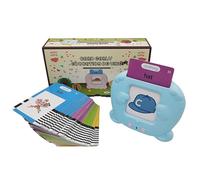 2026 1 à 3 ans, bilingue, carte parlante espagnol anglais, deux poches, orthophonie avec 224 510 mots, jouet d'apprentissage sensoriel Montessori pour enfants (A, 11 x 9 x 4 cm)