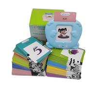 2026, 1 à 3 ans, bilingue, carte parlante espagnol anglais, deux poches, orthophonie avec 224 510 mots, jouet d'apprentissage sensoriel Montessori pour enfants (B, 11 x 9 x 4 cm)