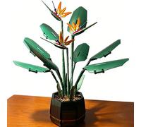 2026 10289 Décoration d'intérieur Bouquet Cadeaux de fête Oiseau du paradis Blocs de construction Modèle Cadeaux d'anniversaire de Noël pour enfants 1378PCS-C