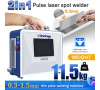 2026 2 en 1 Portable 600W 6J Machine de découpe de soudage Laser par points soudeuse laser par impulsion pour plaque mince 0.3mm-1.5mm tôle Pulse laser-RED