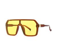 2026 2024 Neue Herrenmode Sonnenbrillen übergro?e quadratische Vintage Sonnenbrille Trendy Fahren Outdoor Eyeware UV400, c7, Taille unique
