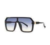 2026 2024 Neue Herrenmode Sonnenbrillen übergro?e quadratische Vintage Sonnenbrille Trendy Fahren Outdoor Eyeware UV400, C3., Taille unique