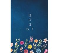 2026-2027: A4 Kalenderbuch 1 Tag 1 Seite | Juli 26 bis Juni 27 auch Samstag und Sonntag | XXL Kalender 392 Seiten | Terminplaner Notizbuch Tagesplaner für Praxis, Büro, Familie & Erzieher
