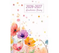 2026-2027 Academic Diary: Page a Day Mid Year Planner | August 2026 to July 2027 | Spacious Daily Schedule Book for Business, Teachers and Daily Organising