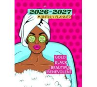 2026-2027 BLACK GIRL MONTHLY PLANNER-TWO YEAR AGENDA: This has CONTACT, BIRTHDAY LOG, TO-DO LIST,