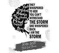 2026 - 2027 Black Girl Planner: 2 Year Monthly Organizer with Holidays, Inspirational Quotes and Reflection Sheets.