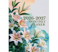 2026-2027 Monthly Planner: Dated Monthly Calendar Spread,Sunday-Saturday format, Inspirational quotes at the top of each month ,Mini previous & next ... Include Birthday and Password Log For Women