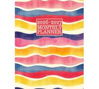 2026-2027 Monthly Planner: Large Two Year Agenda Calendar, January 2026 Through December 2027 | Floral Cover