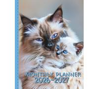 2026-2027 Monthly Planner with Ragdoll Cat Cover: Two-Year Organizer with Quotes, Monthly Calendar, Notes & Finance Tracker (January 2026 - December 2027)
