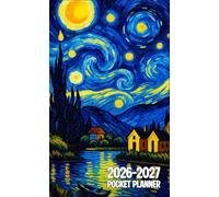 2026-2027 Pocket Planner: Monthly Calendar with U.S. Federal Holidays, Yearly Overviews, Notes, Contact & Password Pages | Compact 2-Year Organizer (4" x 6.5")