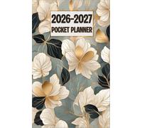 2026-2027 Pocket Planner: Monthly Calendar with U.S. Federal Holidays, Yearly Overviews, Notes, Contact & Password Pages | Compact 2-Year Organizer (4" x 6.5")