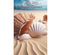 2026-2027 Pocket Planner: Two-Year Monthly Calendar January 2026 to December 2027 / Beach Cover /Small Size 4” X 6.5”