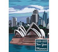 2026-2027 Two Year Planner: Sydney Australia themed Cover 2 Page Spreads With Monthly Calendar Grids 24 Months Organizer schedule