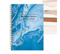 2026-2028 Monthly Planner - 8.46 Inches Coil Binding Yearly Journal with 36-Month Tabs for School College Workplace or Business, Organization Notebook Planning Function, Agenda for Home Work Study