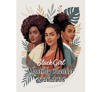 2026-2028 Monthly Planner Black Girl: 36-Month Appointment Book | Schedule Organizer from January 2026 to December 2028 | Two-Page-Per-Month Layout | Large Size | 103 Pages.