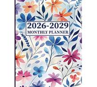 2026-2029 Monthly Planner: Schedule Organizer with Daily Habit Tracker for 4 Years from January 2026 to December 2029